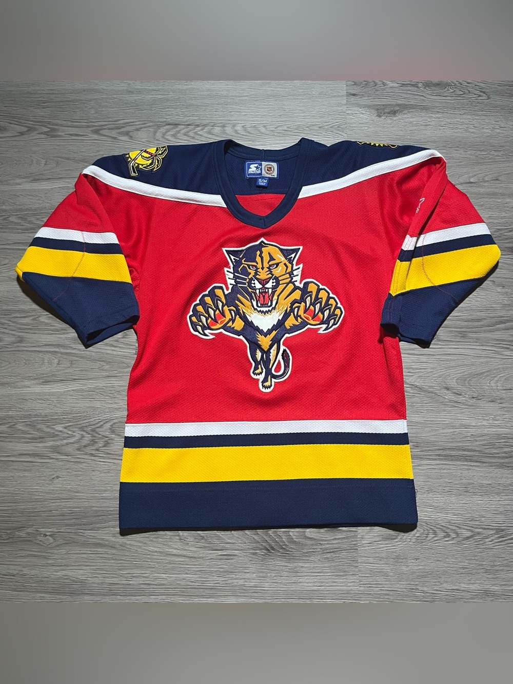 90s STARTER Florida Panthers NHL hockey jersey Walter Gretzky autographed